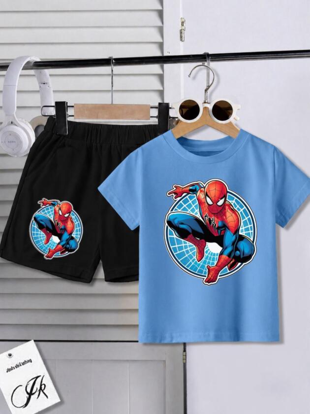 🕷️ Spider Hero Sky Blue Full Kit