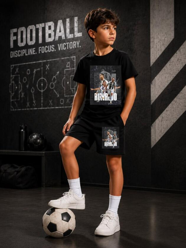 ⚽ Ronaldo Champion Kids Full Kit