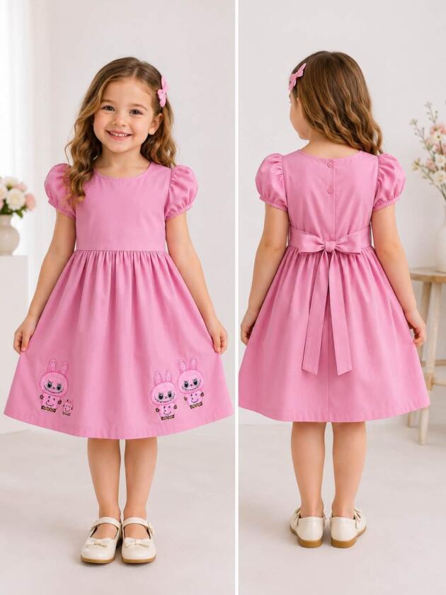 Pink Bunny Blossom Dress