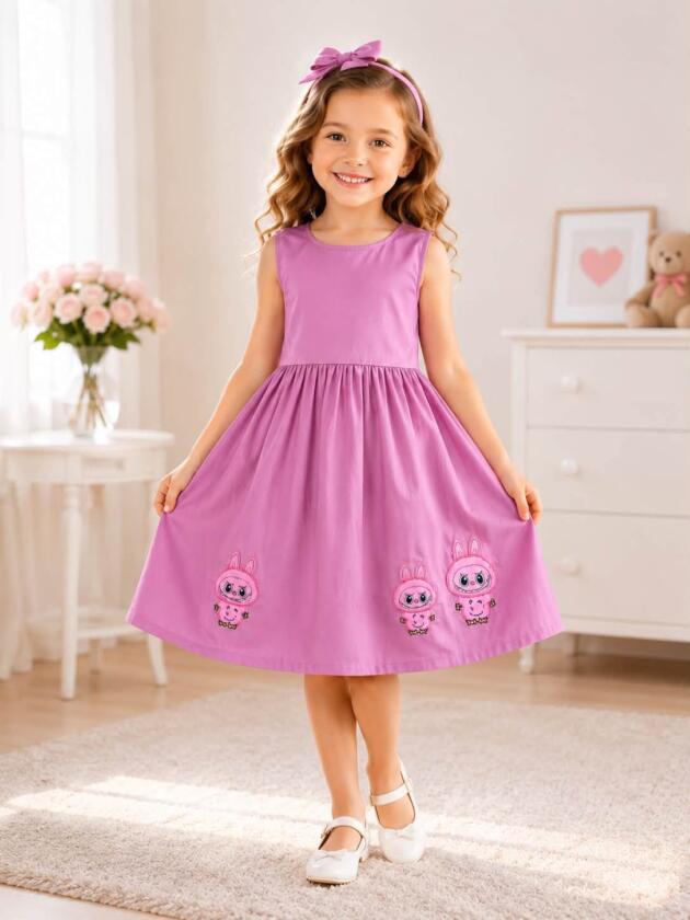 Lavender Bunny Bliss Dress
