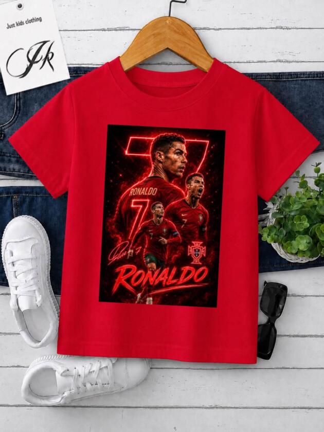 Red Fire Ronaldo Tee