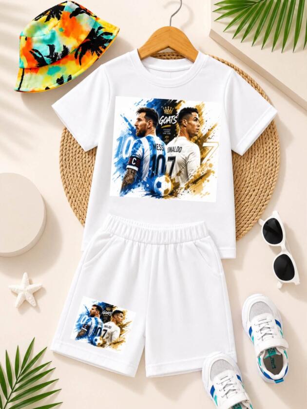 Messi x Ronaldo Kids Full Kit