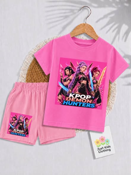 K-Pop Demon Hunters Pink Girls Full Kit