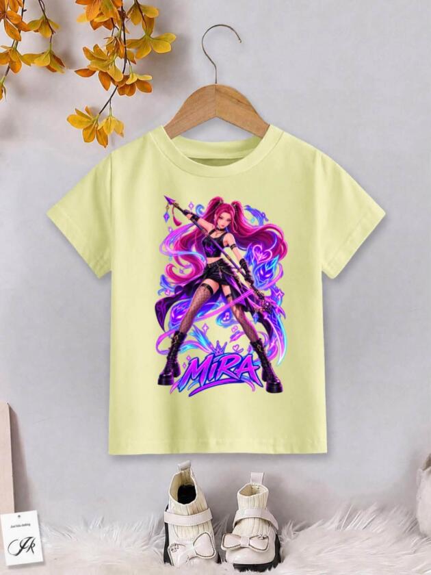 💜 Mira Neon Warrior T-Shirt ⚡