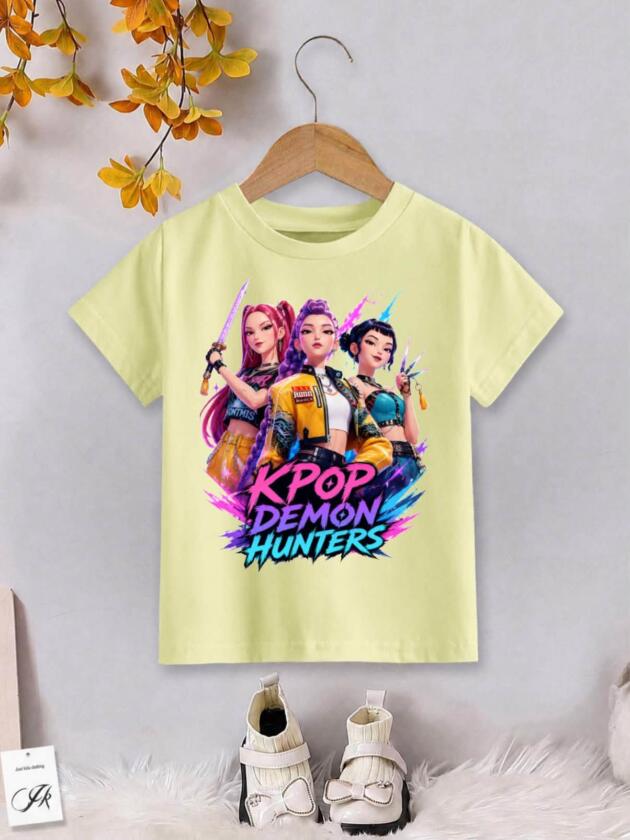 🎶 K-Pop Demon Hunters Girls T-Shirt 💖