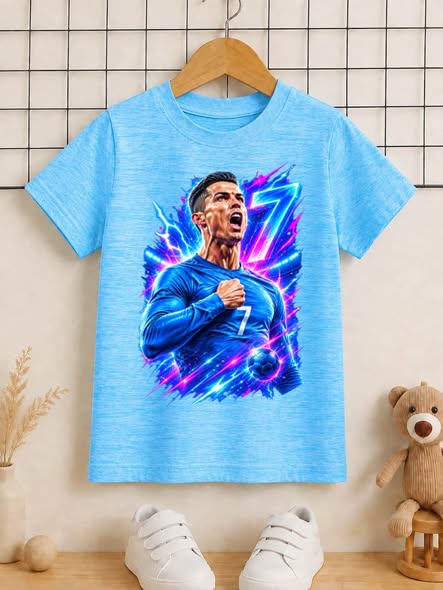 ⚽ Ronaldo No.7 Football Star T-Shirt 🏆