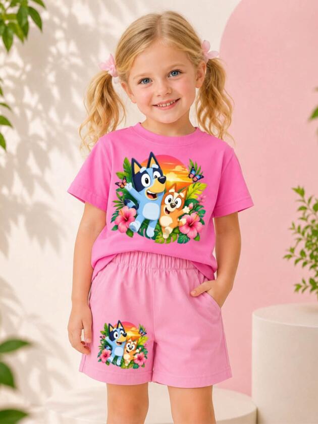 🌺 Bluey & Bingo Tropical Pink Full Kit