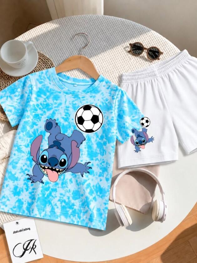 ⚽ Stitch Football Splash Set